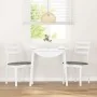 Sillas de comedor con cojines 2uds madera maciza blanco caucho by , dining chairs - Ref: Foro24-4102519, Price: 132,53 €, Dis...