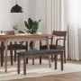 Banco 110 cm madera maciza marrón caucho by , Dining and kitchen benches - Ref: Foro24-4102602, Price: 78,82 €, Discount: %