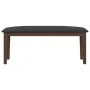 Banco 110 cm madera maciza marrón caucho by , Dining and kitchen benches - Ref: Foro24-4102602, Price: 78,82 €, Discount: %