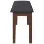 Banco 110 cm madera maciza marrón caucho by , Dining and kitchen benches - Ref: Foro24-4102602, Price: 78,82 €, Discount: %
