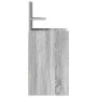 Mesilla de noche con 2 cajones gris Sonoma 38x34x80 cm de , Mesitas de noche - Ref: Foro24-861365, Precio: 55,32 €, Descuento: %