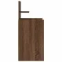 Mesilla de noche con 2 cajones roble marrón 38x34x80 cm von , Nachttische - Ref: Foro24-861367, Preis: 55,20 €, Rabatt: %