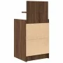 Mesilla de noche con 2 cajones roble marrón 38x34x80 cm von , Nachttische - Ref: Foro24-861367, Preis: 55,20 €, Rabatt: %