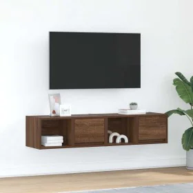 Muebles de TV 2uds Roble marrón 60x31x25,5 cm Madera ingeniería by , TV Furniture - Ref: Foro24-861449, Price: 64,86 €, Disco...