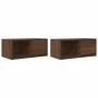 Muebles de TV 2uds Roble marrón 60x31x25,5 cm Madera ingeniería von , TV-Möbel - Ref: Foro24-861449, Preis: 64,86 €, Rabatt: %
