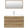 Juego de muebles baño 3 piezas madera ingeniería roble artisan by , Bathroom furniture - Ref: Foro24-3328940, Price: 258,60 €...
