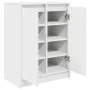 Zapatero blanco 57x34x76 cm madera de ingeniería by , Shoe racks and shoe organizers - Ref: Foro24-861868, Price: 86,94 €, Di...