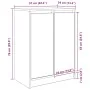 Zapatero de madera vieja 57x34x76 cm Madera de ingeniería by , Shoe racks and shoe organizers - Ref: Foro24-861875, Price: 83...