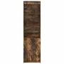 Aparador alto roble ahumado 50x35x180 cm madera de ingeniería de , Aparadores - Ref: Foro24-3328466, Precio: 104,93 €, Descue...