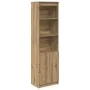 Aparador Artisan Roble 50x35x180 cm Madera de ingeniería by , Sideboards - Ref: Foro24-3328470, Price: 106,52 €, Discount: %