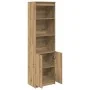 Aparador Artisan Roble 50x35x180 cm Madera de ingeniería by , Sideboards - Ref: Foro24-3328470, Price: 106,52 €, Discount: %