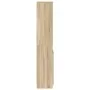 Aparador alto roble Sonoma 50x35x180 cm madera de ingeniería de , Aparadores - Ref: Foro24-3328464, Precio: 102,74 €, Descuen...