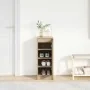 Zapatero roble Sonoma 29,5x34x76 cm Madera de ingeniería de , Zapateros y organizadores de calzado - Ref: Foro24-861861, Prec...