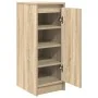Zapatero roble Sonoma 29,5x34x76 cm Madera de ingeniería de , Zapateros y organizadores de calzado - Ref: Foro24-861861, Prec...