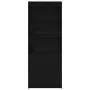 Aparador alto roble negro 70x35x180 cm madera de ingeniería by , Sideboards - Ref: Foro24-3328472, Price: 126,77 €, Discount: %
