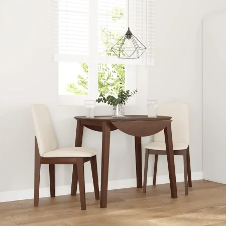 Sillas de comedor con cojines 2 uds madera maciza marrón caucho von , Essstühle - Ref: Foro24-4102443, Preis: 121,99 €, Rabat...