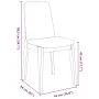 Sillas de comedor con cojines 2 uds madera maciza marrón caucho von , Essstühle - Ref: Foro24-4102443, Preis: 121,99 €, Rabat...