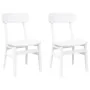 Sillas de comedor 2 unidades madera maciza de caucho blanco von , Essstühle - Ref: Foro24-4102441, Preis: 148,18 €, Rabatt: %