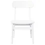 Sillas de comedor 2 unidades madera maciza de caucho blanco von , Essstühle - Ref: Foro24-4102441, Preis: 148,18 €, Rabatt: %