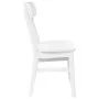 Sillas de comedor 2 unidades madera maciza de caucho blanco von , Essstühle - Ref: Foro24-4102441, Preis: 148,18 €, Rabatt: %