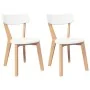 Sillas de comedor 2 unidades madera maciza de caucho von , Essstühle - Ref: Foro24-4102434, Preis: 119,20 €, Rabatt: %