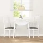Sillas de comedor con cojines 2uds madera maciza blanco caucho by , dining chairs - Ref: Foro24-4102457, Price: 145,65 €, Dis...