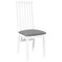 Sillas de comedor con cojines 2uds madera maciza blanco caucho by , dining chairs - Ref: Foro24-4102457, Price: 145,65 €, Dis...