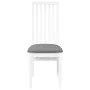 Sillas de comedor con cojines 2uds madera maciza blanco caucho by , dining chairs - Ref: Foro24-4102457, Price: 145,65 €, Dis...