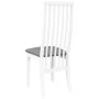 Sillas de comedor con cojines 2uds madera maciza blanco caucho by , dining chairs - Ref: Foro24-4102457, Price: 145,65 €, Dis...
