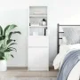 Mesilla de noche de madera de ingeniería blanca 39x35x125 cm de , Mesitas de noche - Ref: Foro24-861310, Precio: 74,34 €, Des...