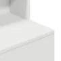 Mesilla de noche de madera de ingeniería blanca 39x35x125 cm de , Mesitas de noche - Ref: Foro24-861310, Precio: 74,34 €, Des...