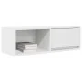 Mueble de TV de madera de ingeniería blanco 80x31x25,5 cm von , TV-Möbel - Ref: Foro24-861454, Preis: 44,36 €, Rabatt: %