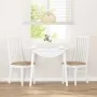 Sillas de comedor con cojines 2uds madera maciza blanco caucho von , Essstühle - Ref: Foro24-4102460, Preis: 145,65 €, Rabatt: %