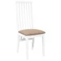 Sillas de comedor con cojines 2uds madera maciza blanco caucho von , Essstühle - Ref: Foro24-4102460, Preis: 145,65 €, Rabatt: %