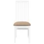 Sillas de comedor con cojines 2uds madera maciza blanco caucho von , Essstühle - Ref: Foro24-4102460, Preis: 145,65 €, Rabatt: %