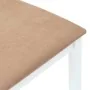 Sillas de comedor con cojines 2uds madera maciza blanco caucho von , Essstühle - Ref: Foro24-4102460, Preis: 145,65 €, Rabatt: %