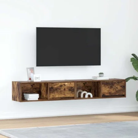 Muebles de TV 2 uds madera ingeniería color roble 80x31x25,5 cm by , TV Furniture - Ref: Foro24-861463, Price: 70,79 €, Disco...
