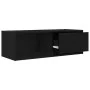 Mueble de TV de madera de roble negro 80x31x25,5 cm by , TV Furniture - Ref: Foro24-861456, Price: 45,47 €, Discount: %