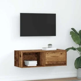 Mueble para TV madera contrachapada envejecida 80x31x25,5 cm von , TV-Möbel - Ref: Foro24-861468, Preis: 43,21 €, Rabatt: %