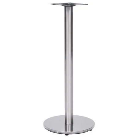 Pata de mesa de bistró acero inoxidable plateado Ø45x107 cm by , Table legs - Ref: Foro24-325440, Price: 103,07 €, Discount: %