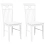 Sillas de comedor 2 unidades madera maciza de caucho blanco von , Essstühle - Ref: Foro24-4102415, Preis: 118,42 €, Rabatt: %