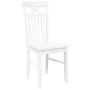 Sillas de comedor 2 unidades madera maciza de caucho blanco von , Essstühle - Ref: Foro24-4102415, Preis: 118,42 €, Rabatt: %