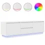 Mueble de TV con luces LED blanco 160,5x41x50 cm von , TV-Möbel - Ref: Foro24-3328426, Preis: 150,62 €, Rabatt: %