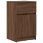 Mesilla de noche roble marrón 39x35x65 cm madera de ingeniería by , Nightstands - Ref: Foro24-861331, Price: 51,95 €, Discoun...