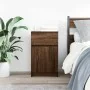 Mesilla de noche roble marrón 39x35x65 cm madera de ingeniería by , Nightstands - Ref: Foro24-861331, Price: 51,95 €, Discoun...
