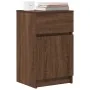 Mesilla de noche roble marrón 39x35x65 cm madera de ingeniería by , Nightstands - Ref: Foro24-861331, Price: 51,95 €, Discoun...