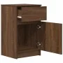 Mesilla de noche roble marrón 39x35x65 cm madera de ingeniería by , Nightstands - Ref: Foro24-861331, Price: 51,95 €, Discoun...