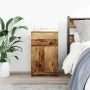 Mesilla de noche de madera antigua 39x35x65cm Madera ingeniería by , Nightstands - Ref: Foro24-861333, Price: 50,57 €, Discou...
