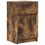 Mesilla de noche roble ahumado 39x35x65 cm madera de ingeniería de , Mesitas de noche - Ref: Foro24-861327, Precio: 50,57 €, ...