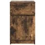 Mesilla de noche roble ahumado 39x35x65 cm madera de ingeniería de , Mesitas de noche - Ref: Foro24-861327, Precio: 50,57 €, ...